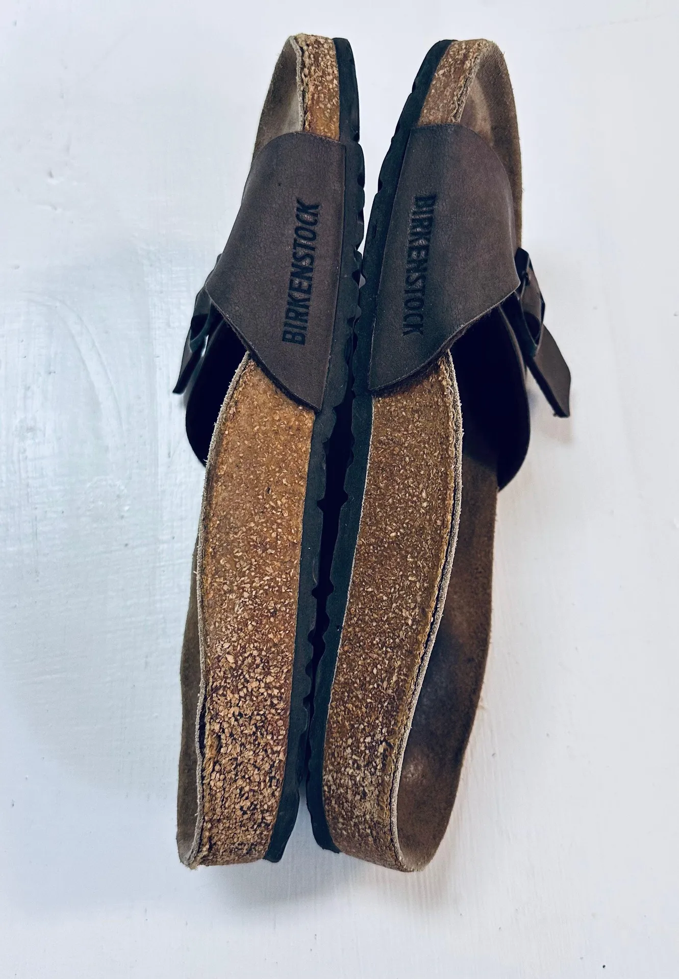 brown size 38. 245. Slippers leather - Image 5