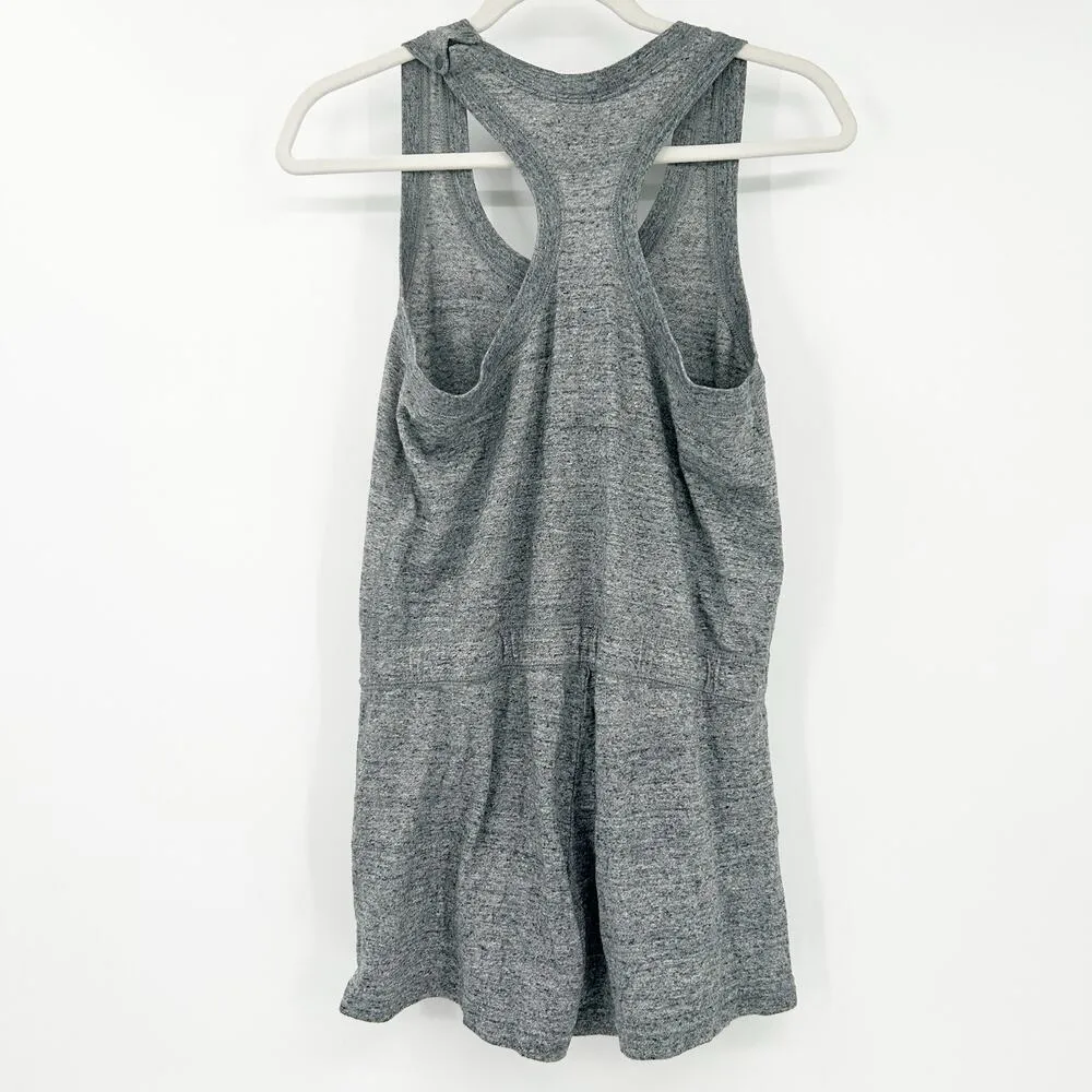 Nike Womens Sporty Active Workout Gym Athletic Racerback Tank Romper Size S Gray - Image 8