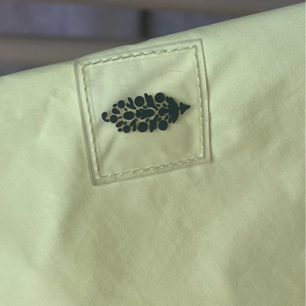 Free People Movement Peek to Peek Popover Rain Jacket Anorak Yellow Sz S Hiking - Image 15