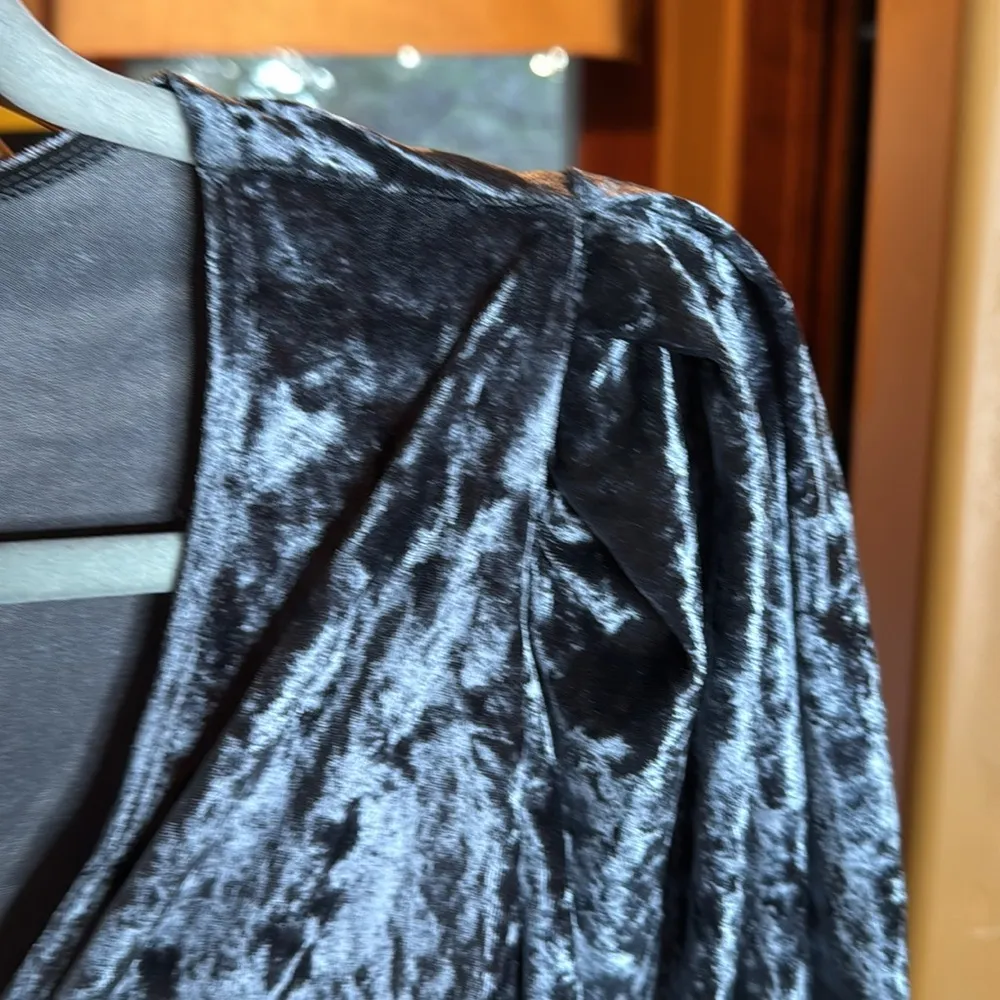 NWT Intimately Free People Don't You Wish Bodysuit Sunflower Seed Blue Sz Small - Image 8