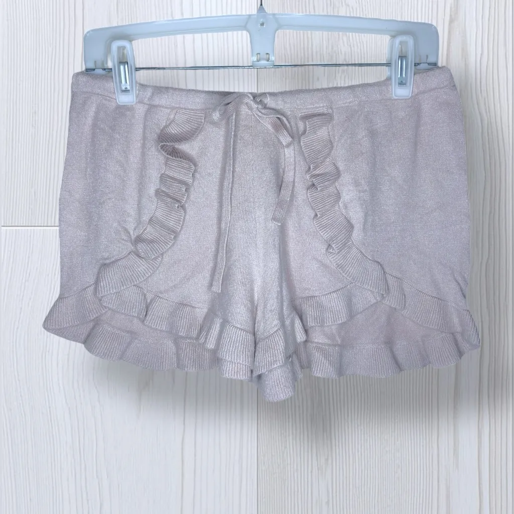LEMON Women’s Ruffle Shorts Size L - Image 2
