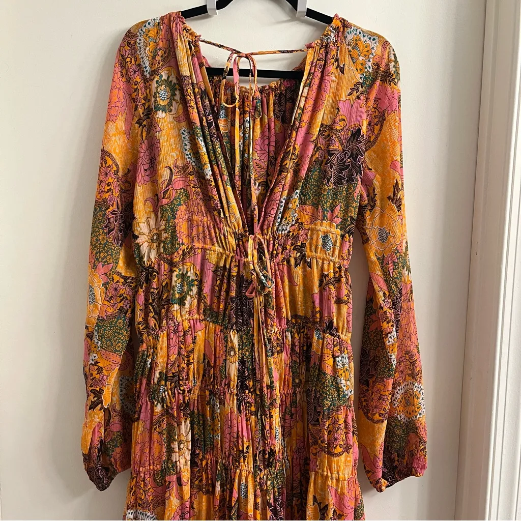 A.L.C. Valentina Gathered Floral-Print Silk-Crepon Maxi Dress 6 - Image 11