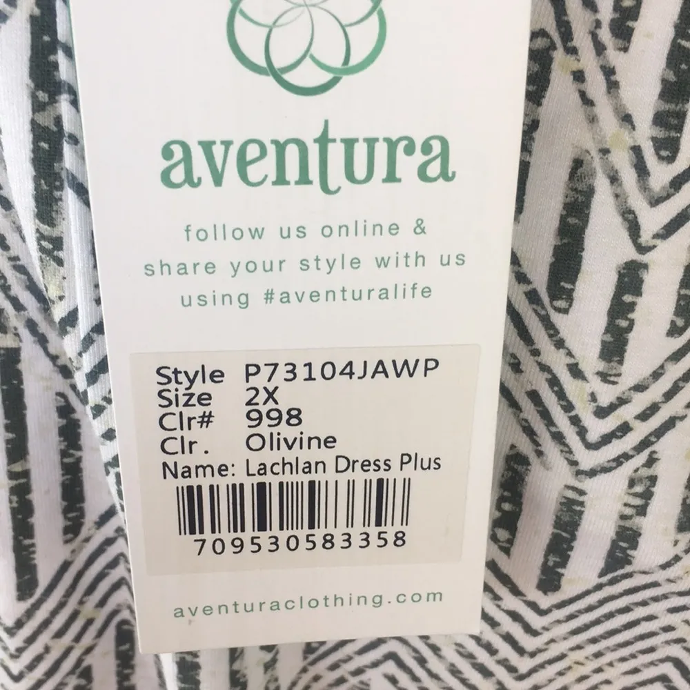 Aventura “Lachlan” Dress Size 2X - Image 7