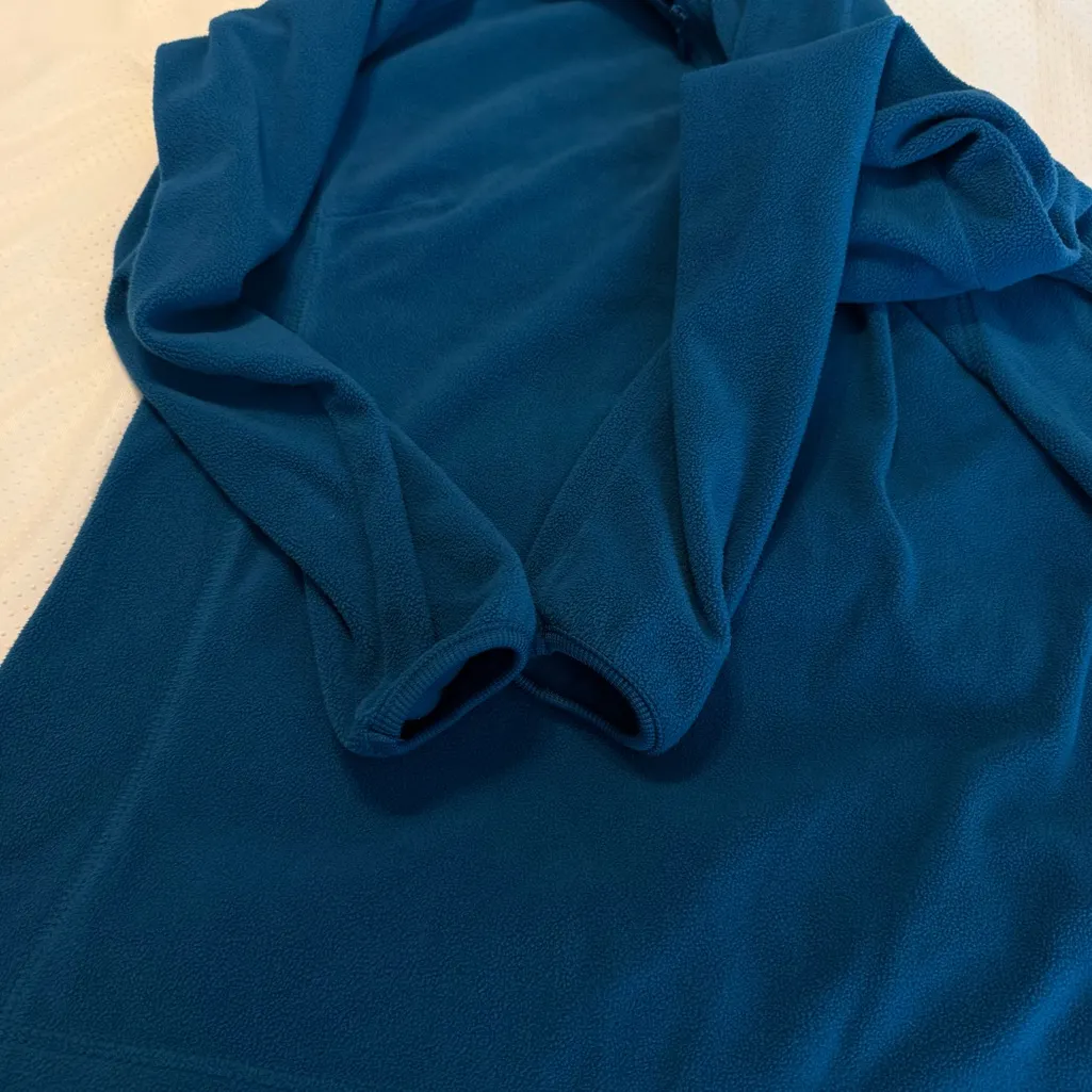 Columbia Fleece Quarter Zip Pullover Jacket Top Women’s Size Large Teal Blue - Image 10