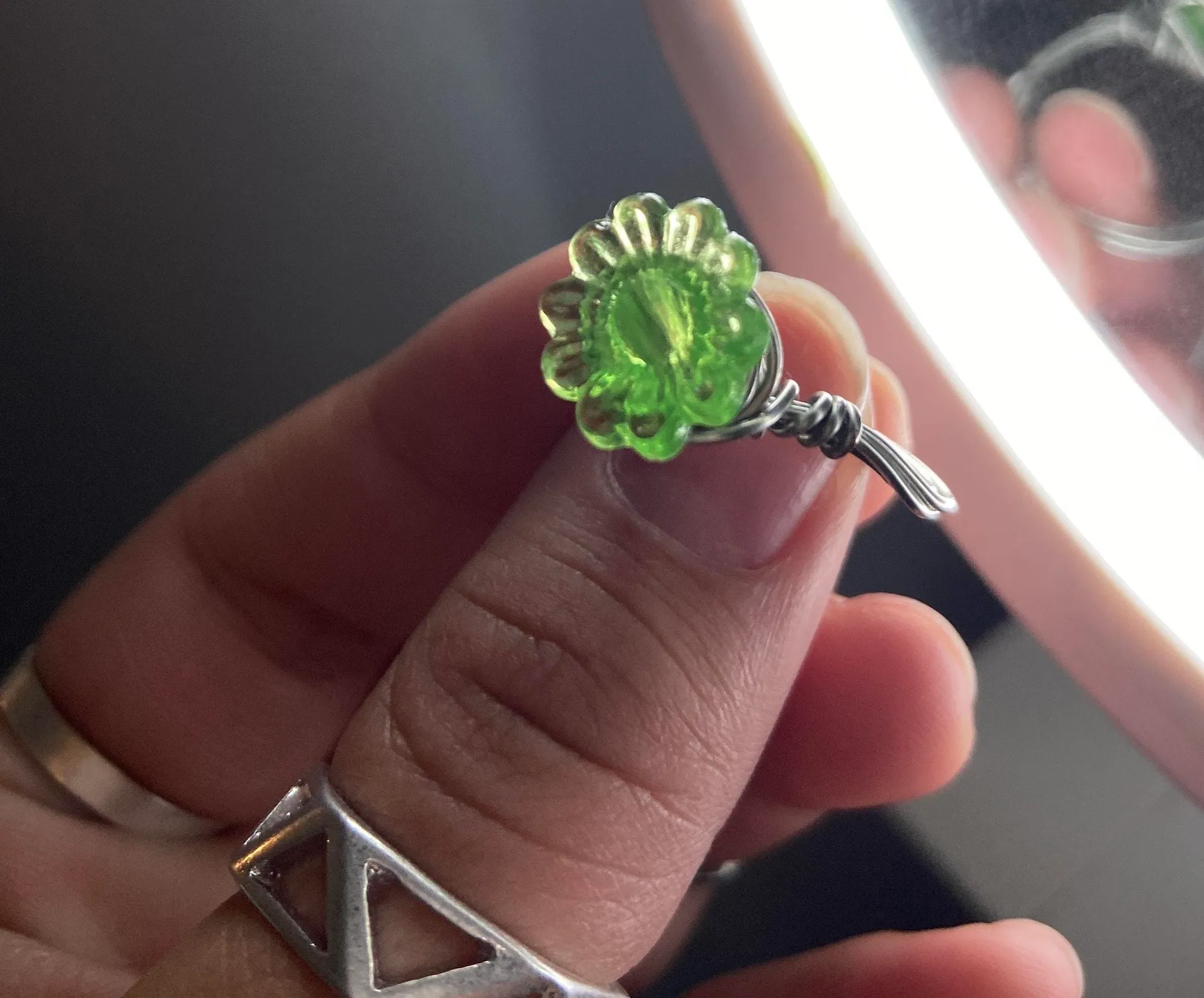 Handmade wire ring - Image 2