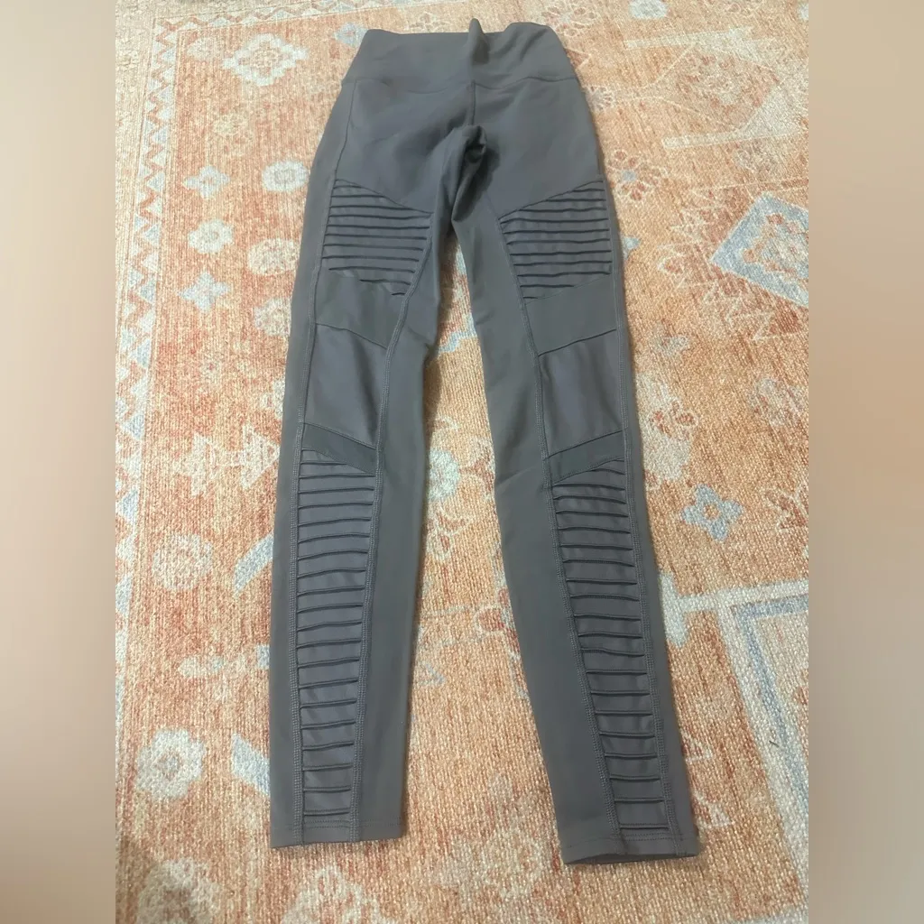 Alo yoga High Waist Moto Legging Purple Dusk size XXS - Image 2