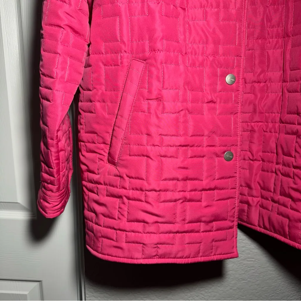 IZOD  • Puffer Jacket • Pink • Pockets • 1X • Winter Attire • Snow Jacket - Image 6