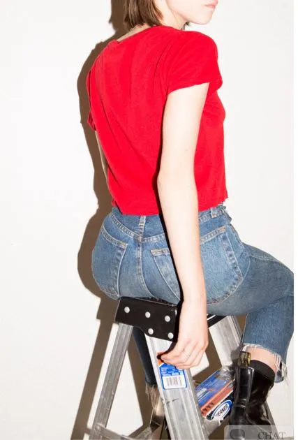 Brandy Melville  Red Crop Too - Image 2