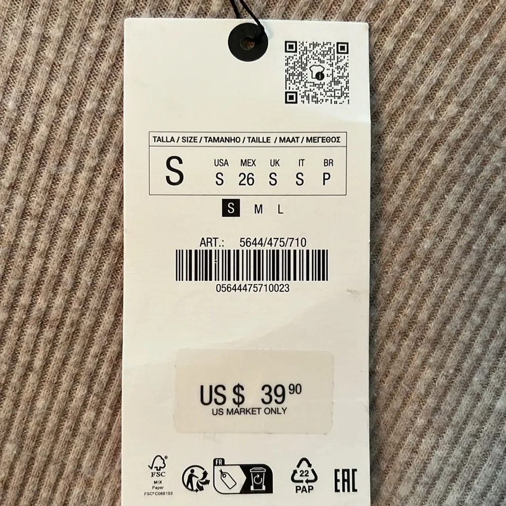 Zara - Ribbed Maxi Dress - Sz Small - Image 5