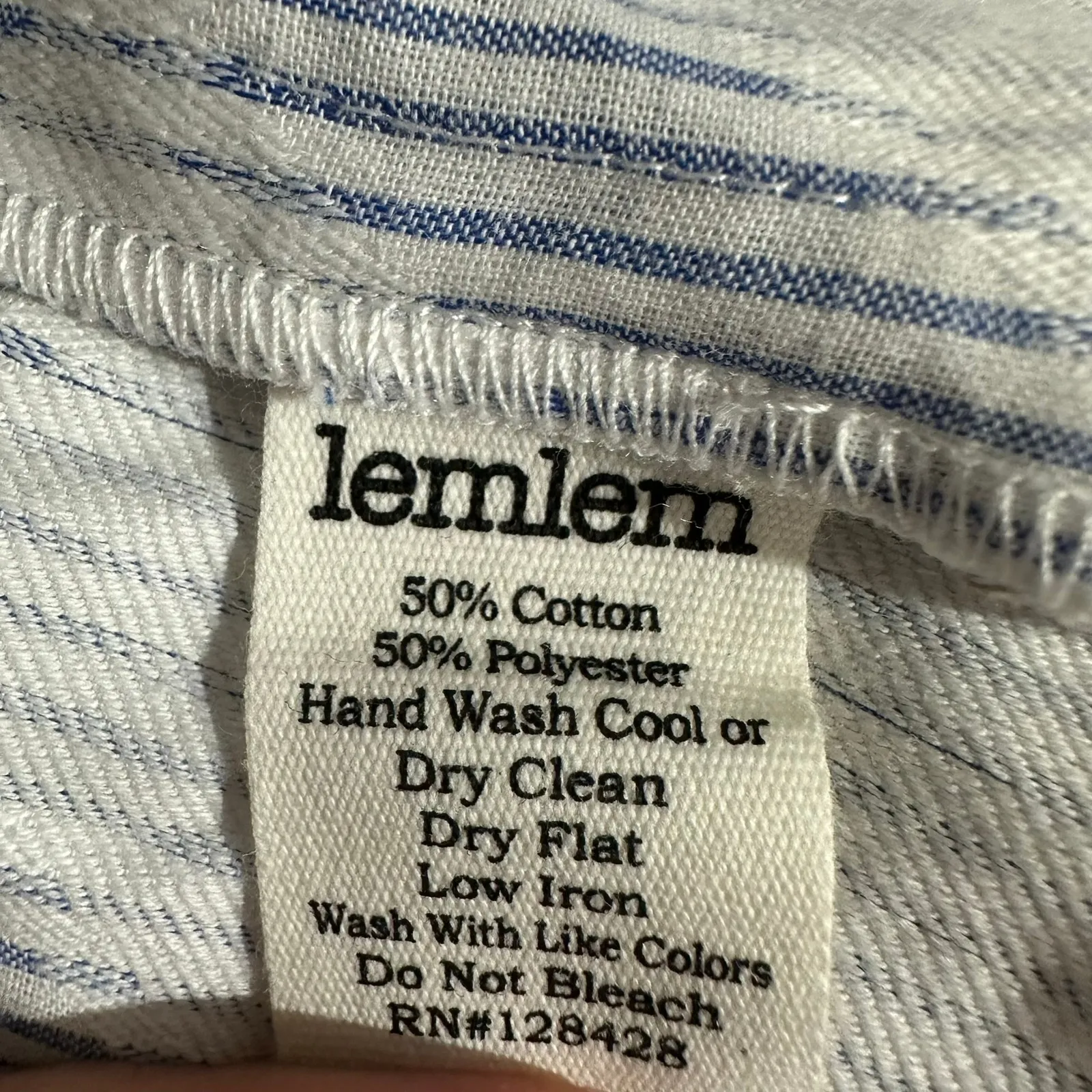 NWT Lemlem | Besu Criss Cross Tank Blue‎ White Fringe | Women's XS - Image 8