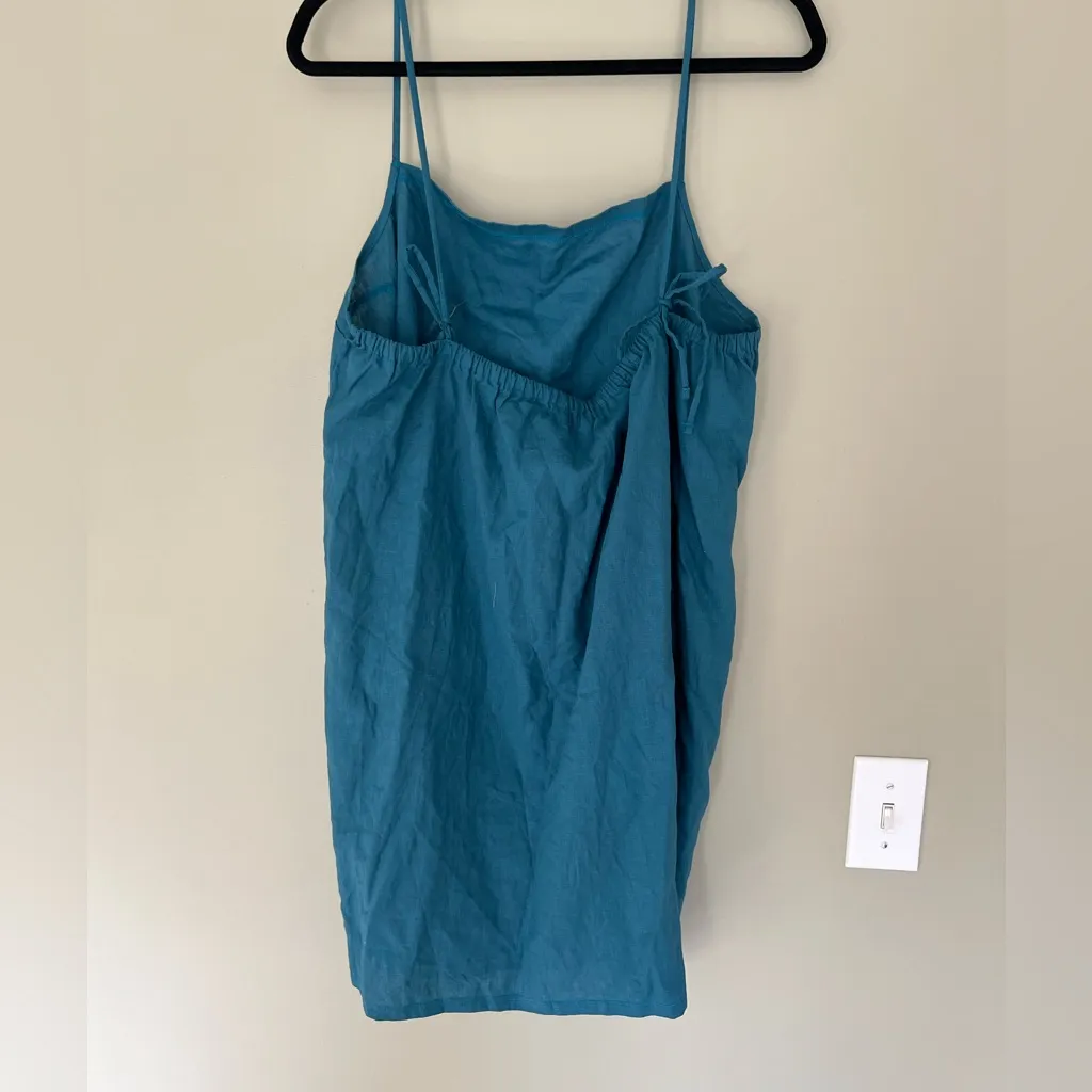 Vitamin A Turquoise Camisole Top/beach mini coverup - Image 3