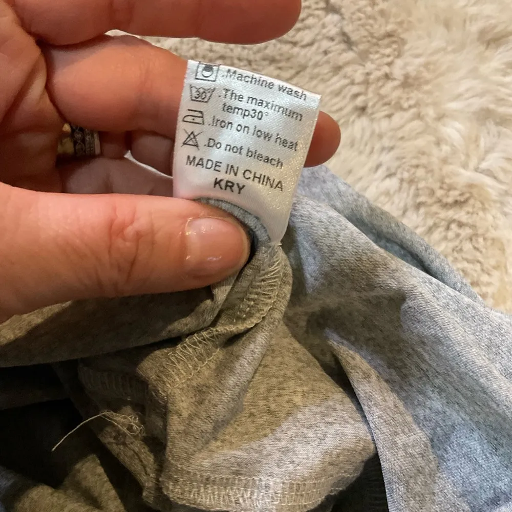 Mintreus Skort Tank Dress Tie Back Womens Size Small Gray Knit Casual Athletic - Image 10