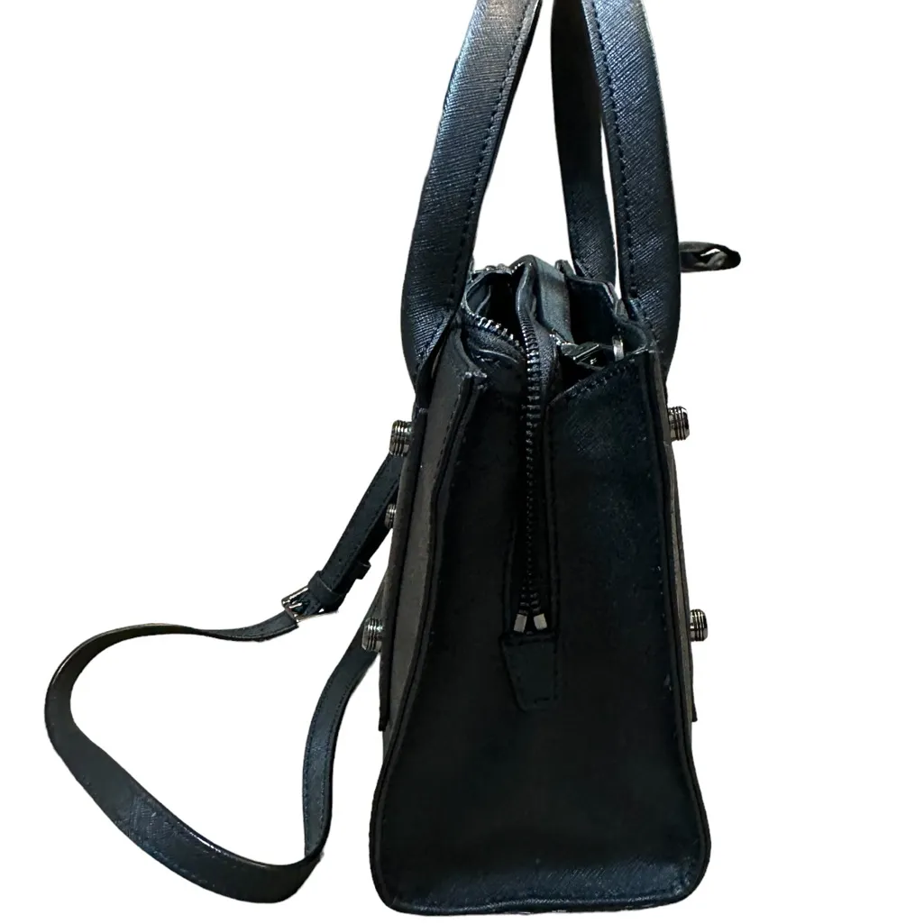 Botkier Leather Bag Top Handle Crossbody Black - Image 3