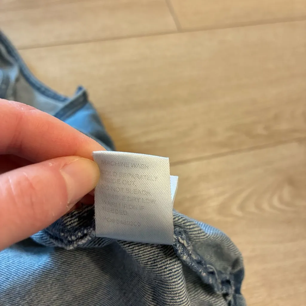 Show Me Your Mumu Blue Cora Dress Denim Maliblue Button Mini Size S - Image 8