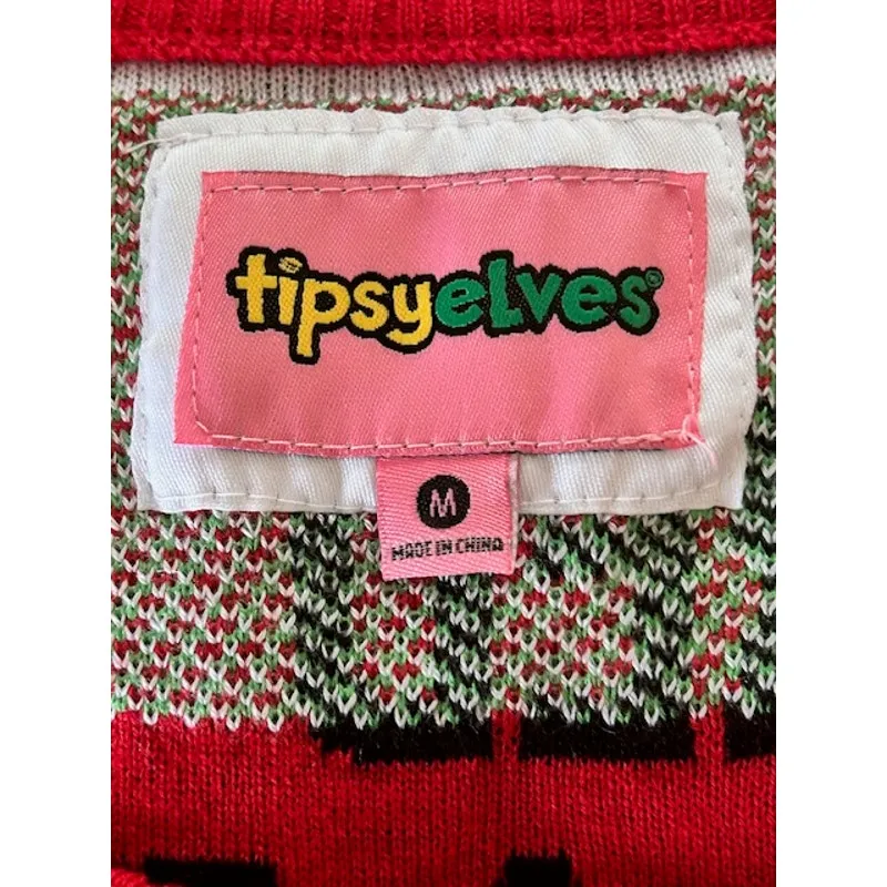 Tipsy Elves “You Miss, You Drink!” Target Game Christmas Sweater, Size M NWT - Image 9