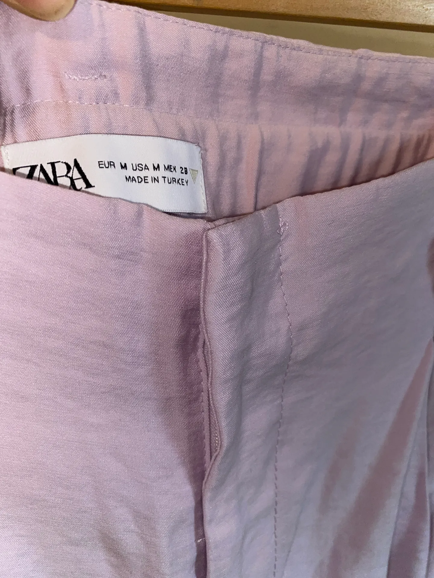 Lavender High Waisted Trousers - Image 3