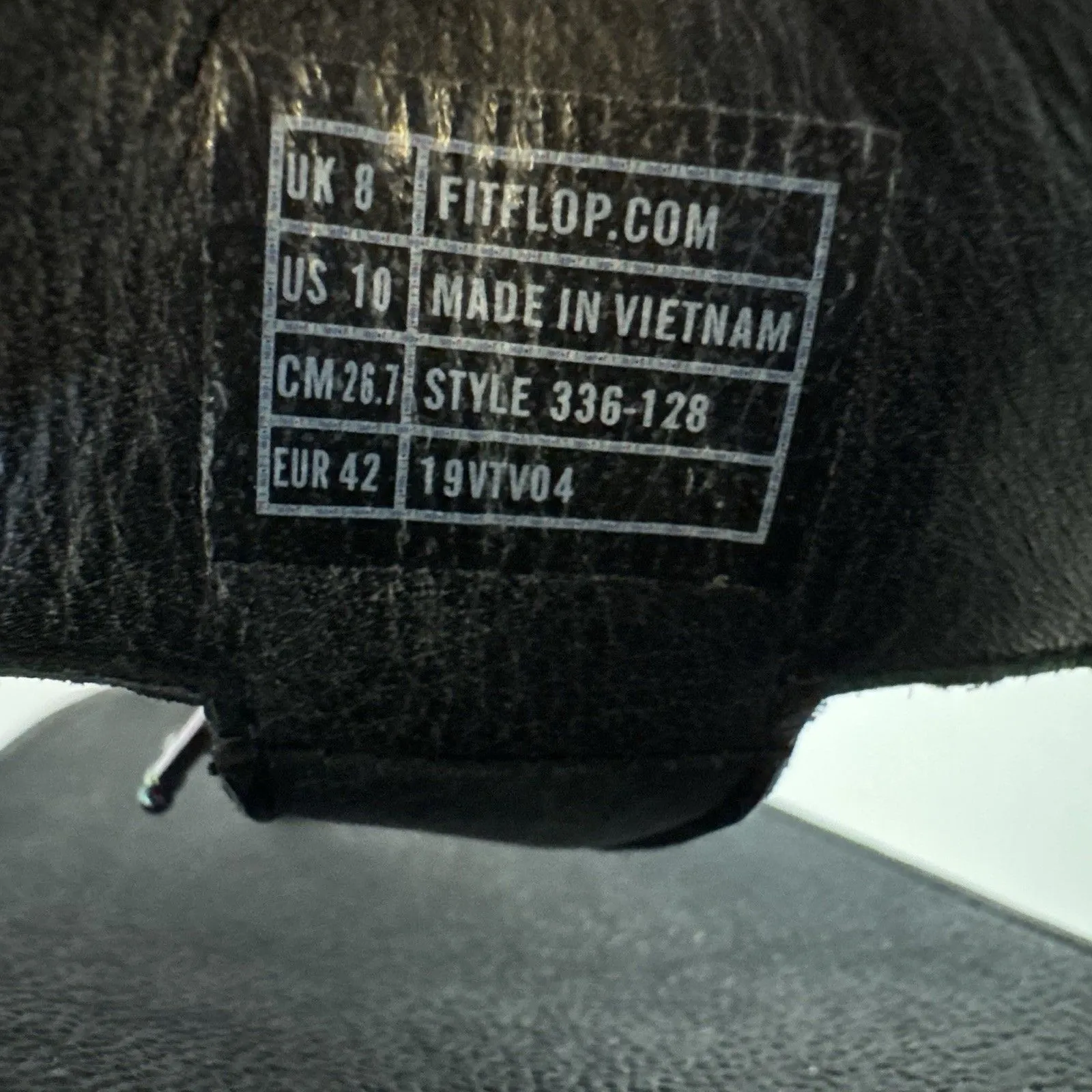 FITFLOP Rumba Iridescent Beaded Toe Post Sandal Women Size 10 Metallic Blue 336 - Image 6