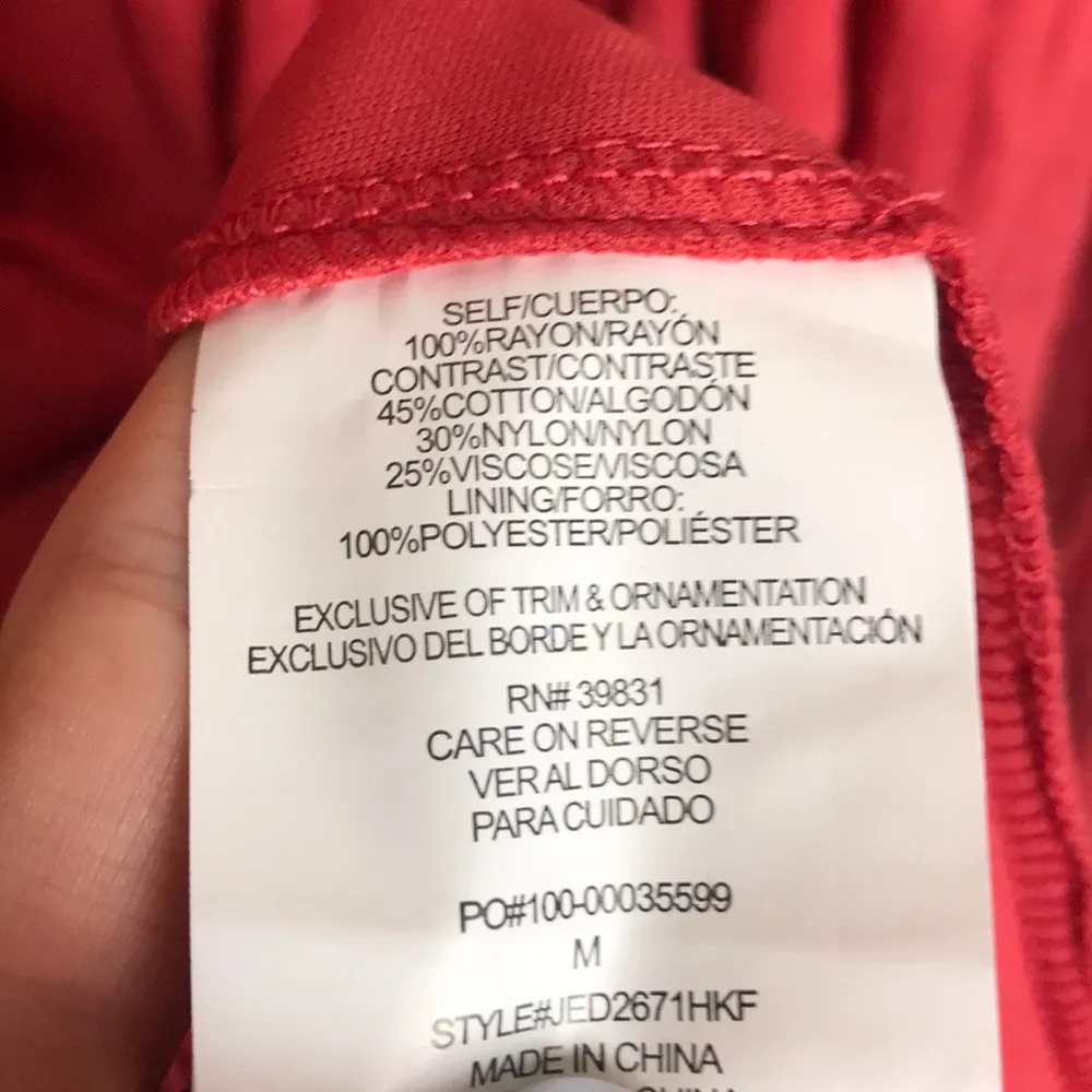 Jolt Burnt Orange Dress Cut Out Sleeves Crochet - Image 5