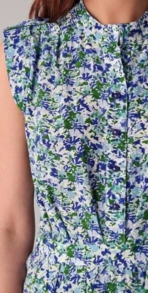 Elizabeth Edessa Floral Silk Romper  - Image 5