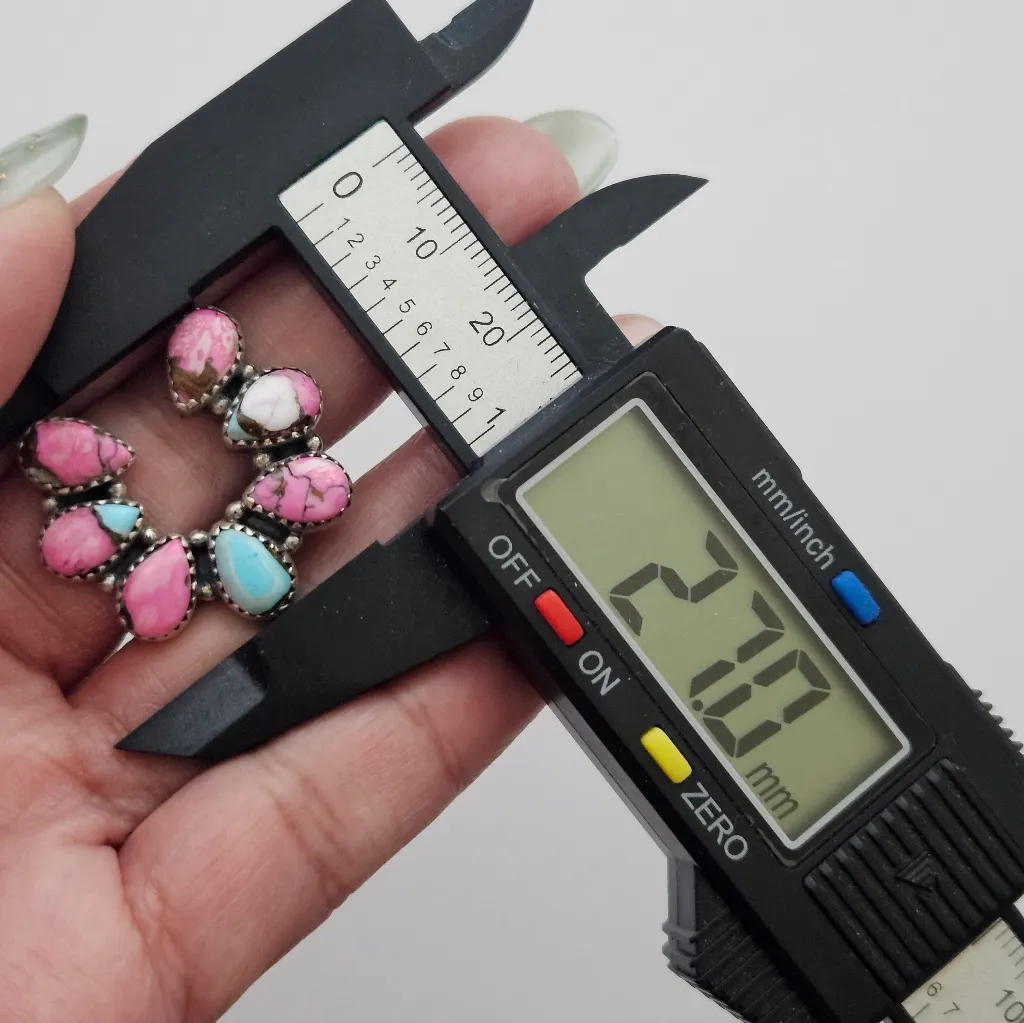 Cotton Candy Naja Turquoise Ring - Image 5