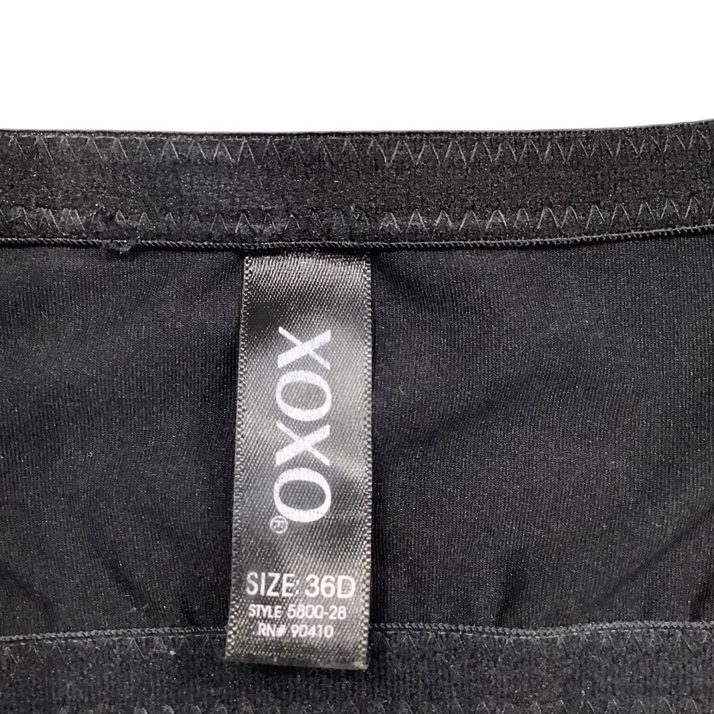 XOXO Classic Black Bra WORN ONCE Underwire Front Closure - Image 4