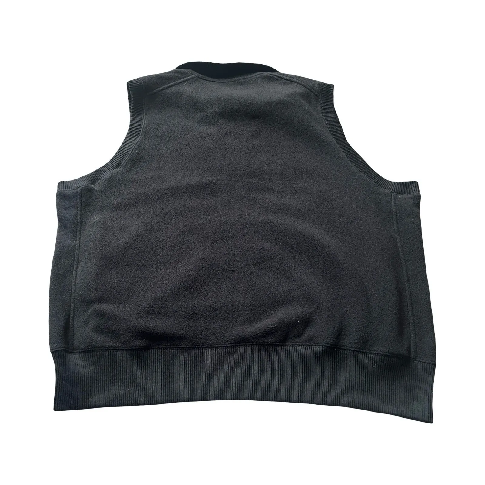 Vintage Ralph Lauren Golf Womans Black Fleece Vest Preppy New Nwt Size XL - Image 5