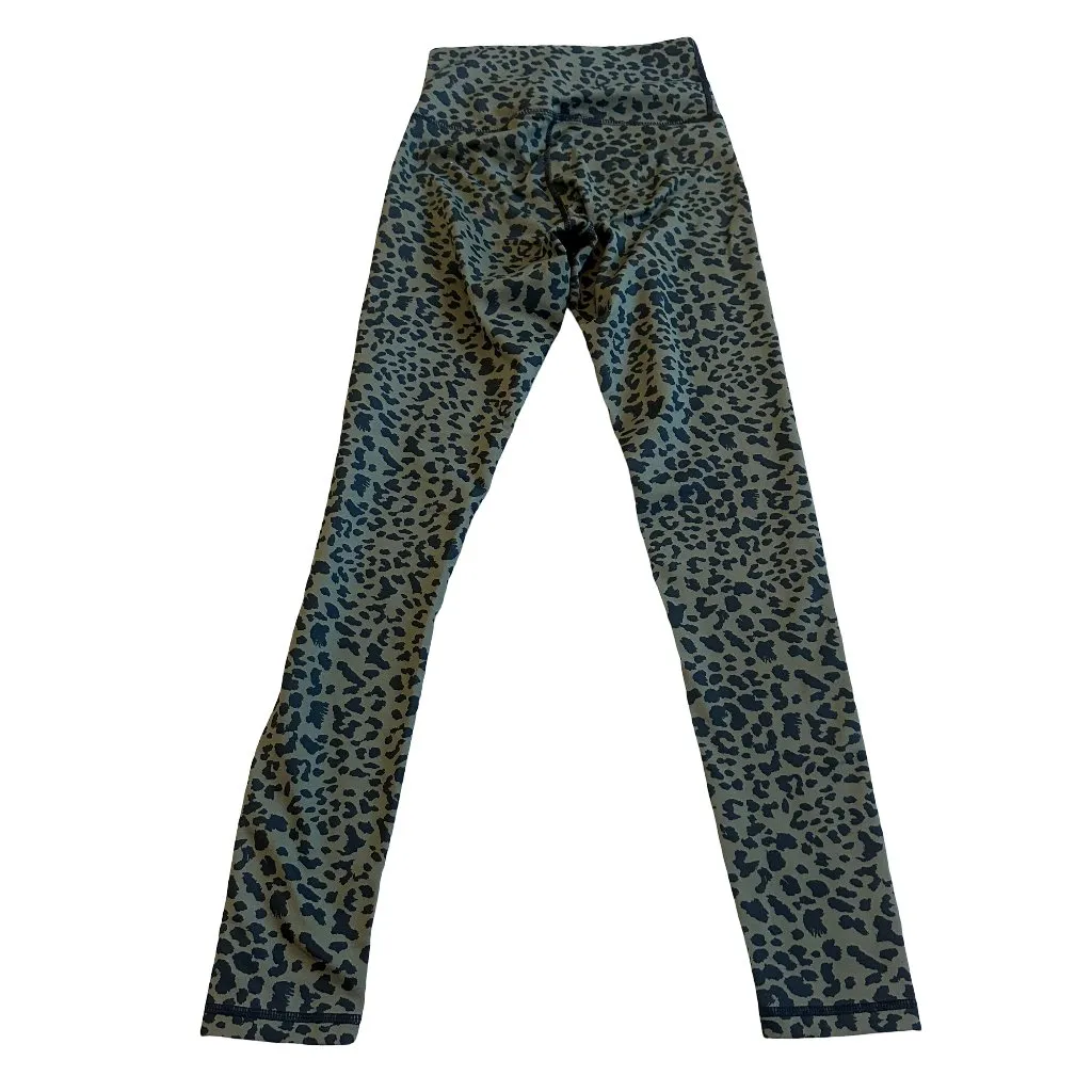 DYI Define Your Inspiration Green Cheetah Leopard Print Leggings Stretch Small - Image 5