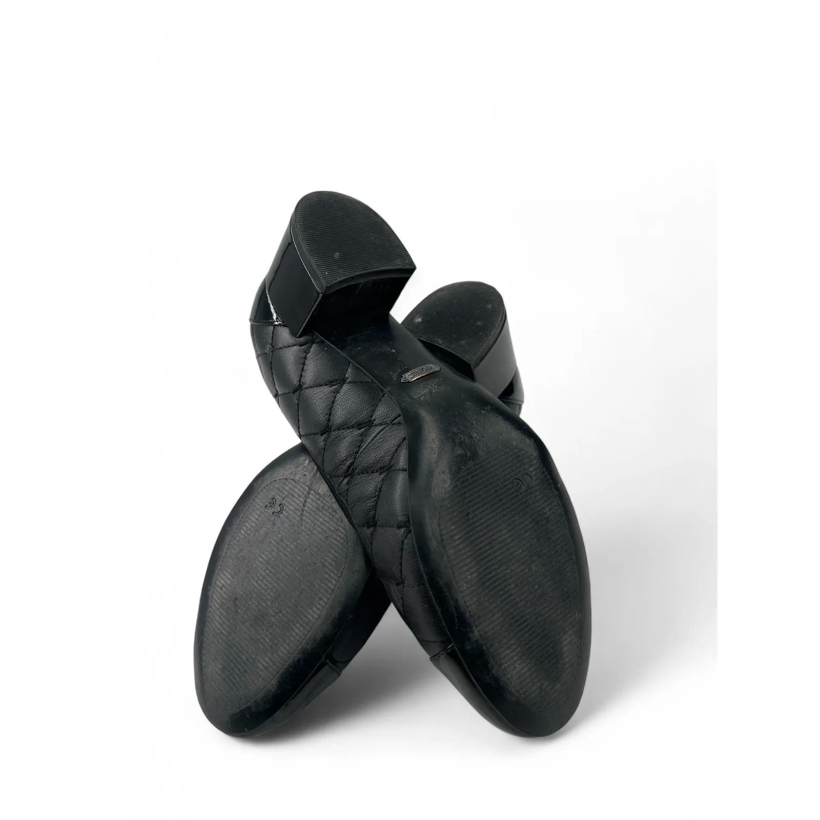 Vionic Ruby Quilted Leather Block Heel Pump 8 Slip On Stretch Womens - Image 5