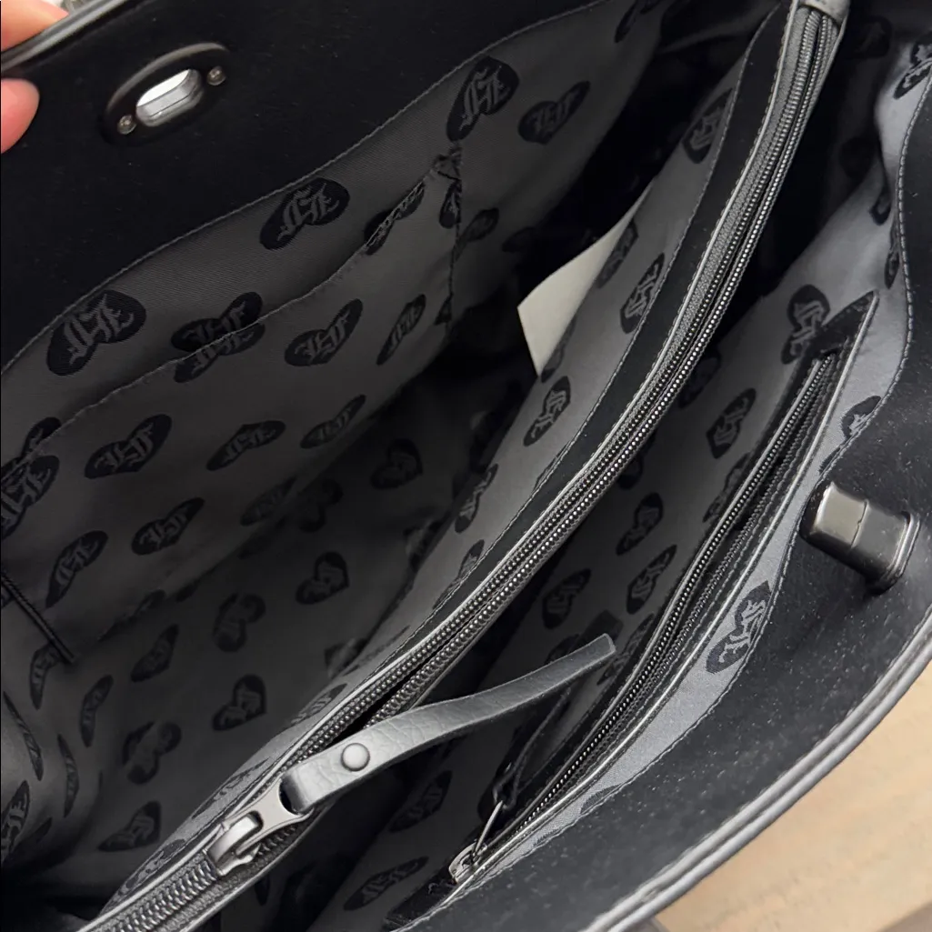 Loungefly Embossed Skull Accent Tote Bag - Image 8