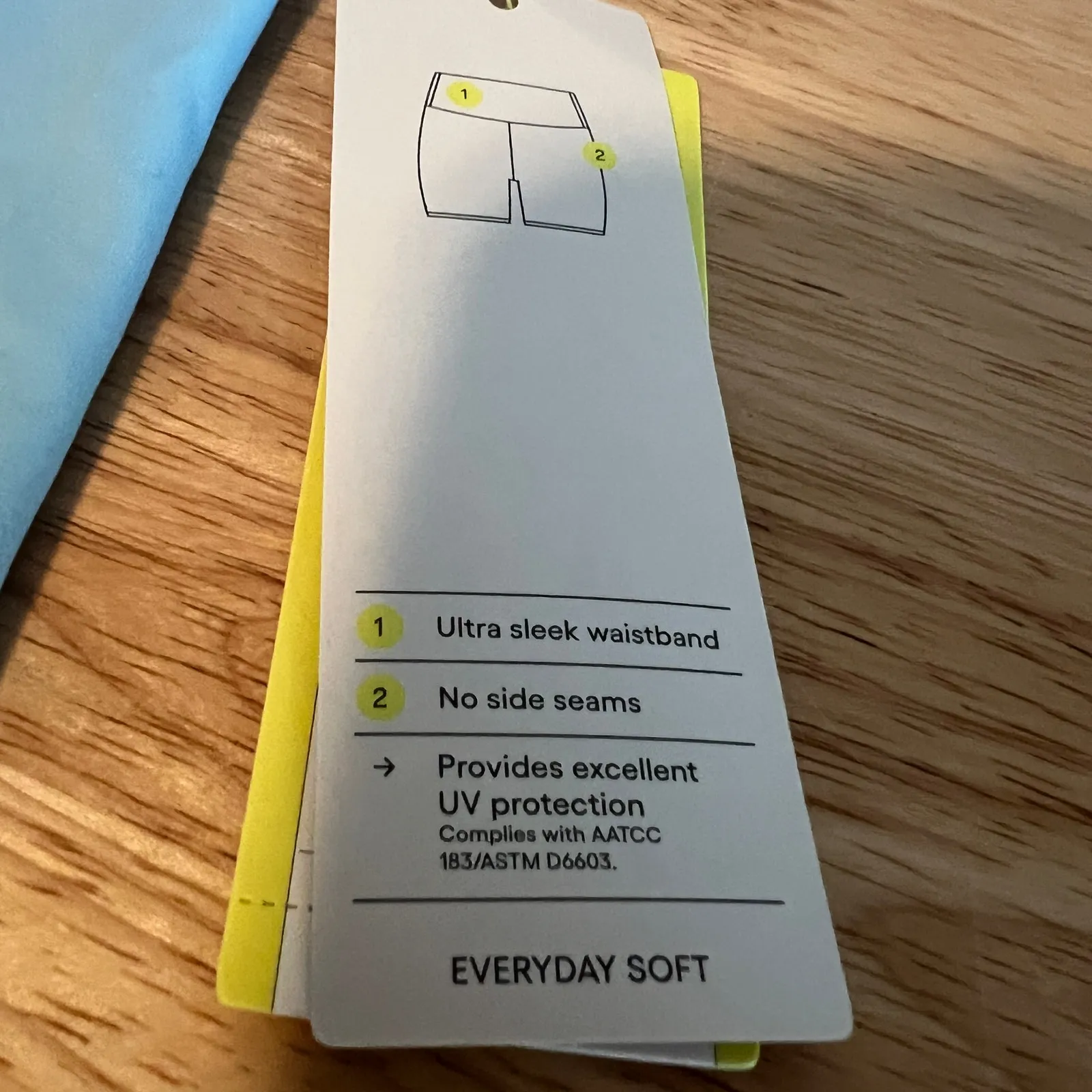 All in Motion Women's Light Blue Everyday Soft Bike Shorts - Size Small - NWT - Image 4