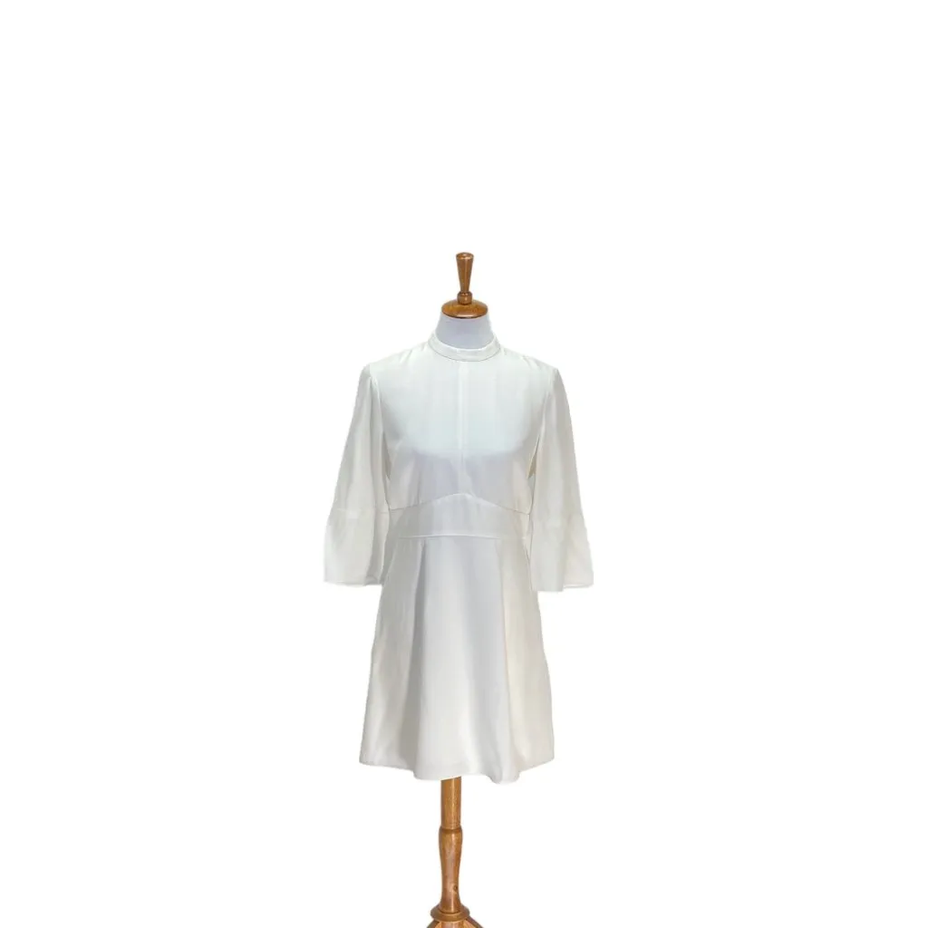 Reiss Midi Dress White Size 6 - Image 2