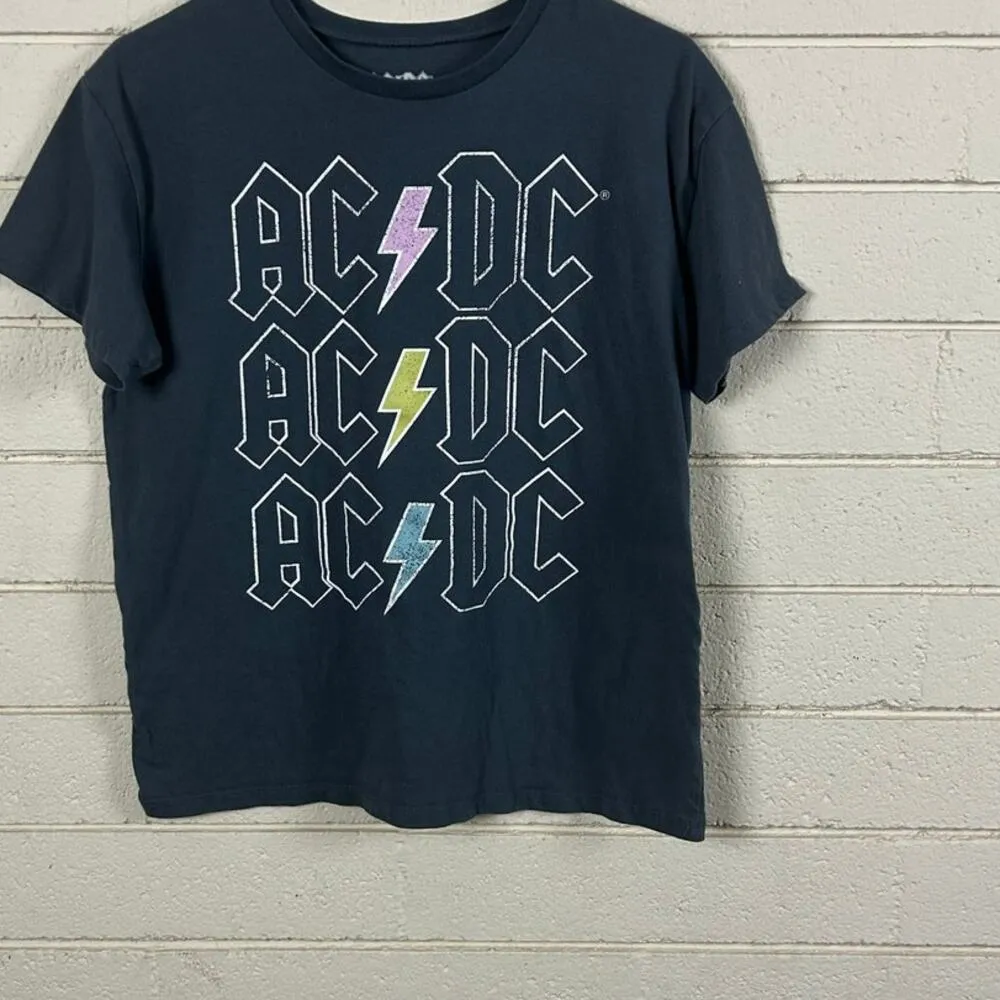 AC/DC Gray Band Tee size L - Image 4