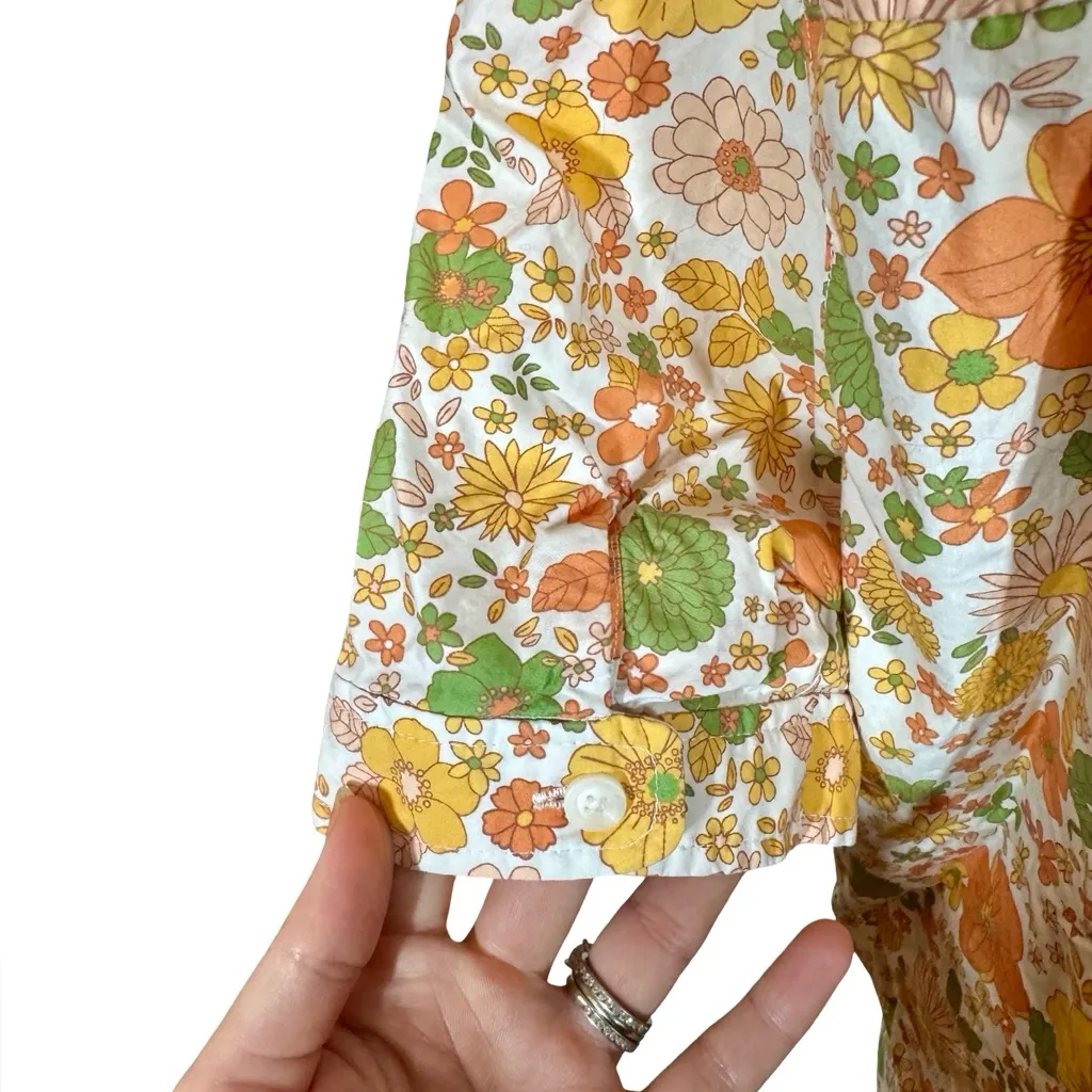 Cozy Earth Sutton Short Sleeve Pajama Top in Wildflower - Image 9