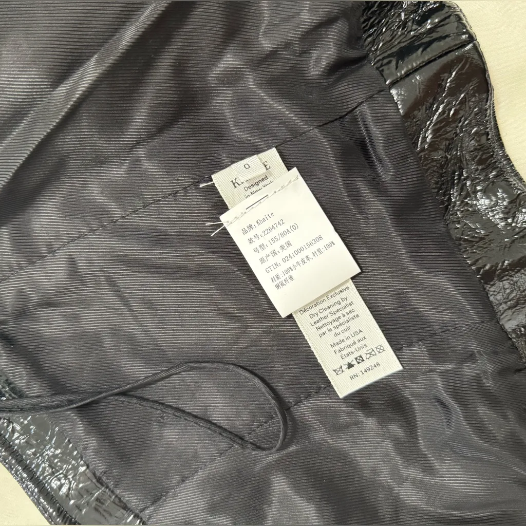 NWT KHAITE Ira strapless cracked - Image 6