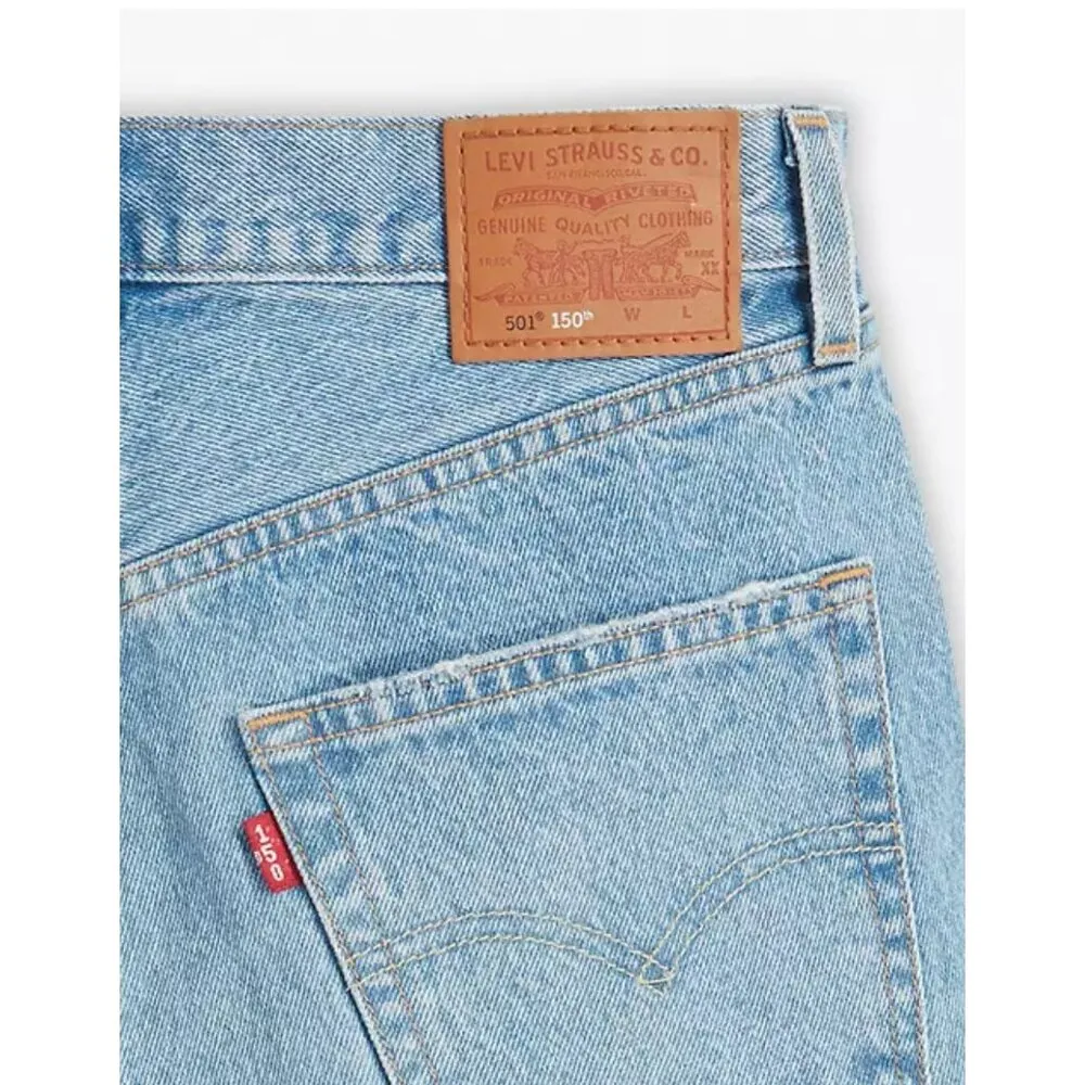 New Levi’s 501 90s Denim Women's Shorts Size 24 150 Anniversary Edition - Image 7