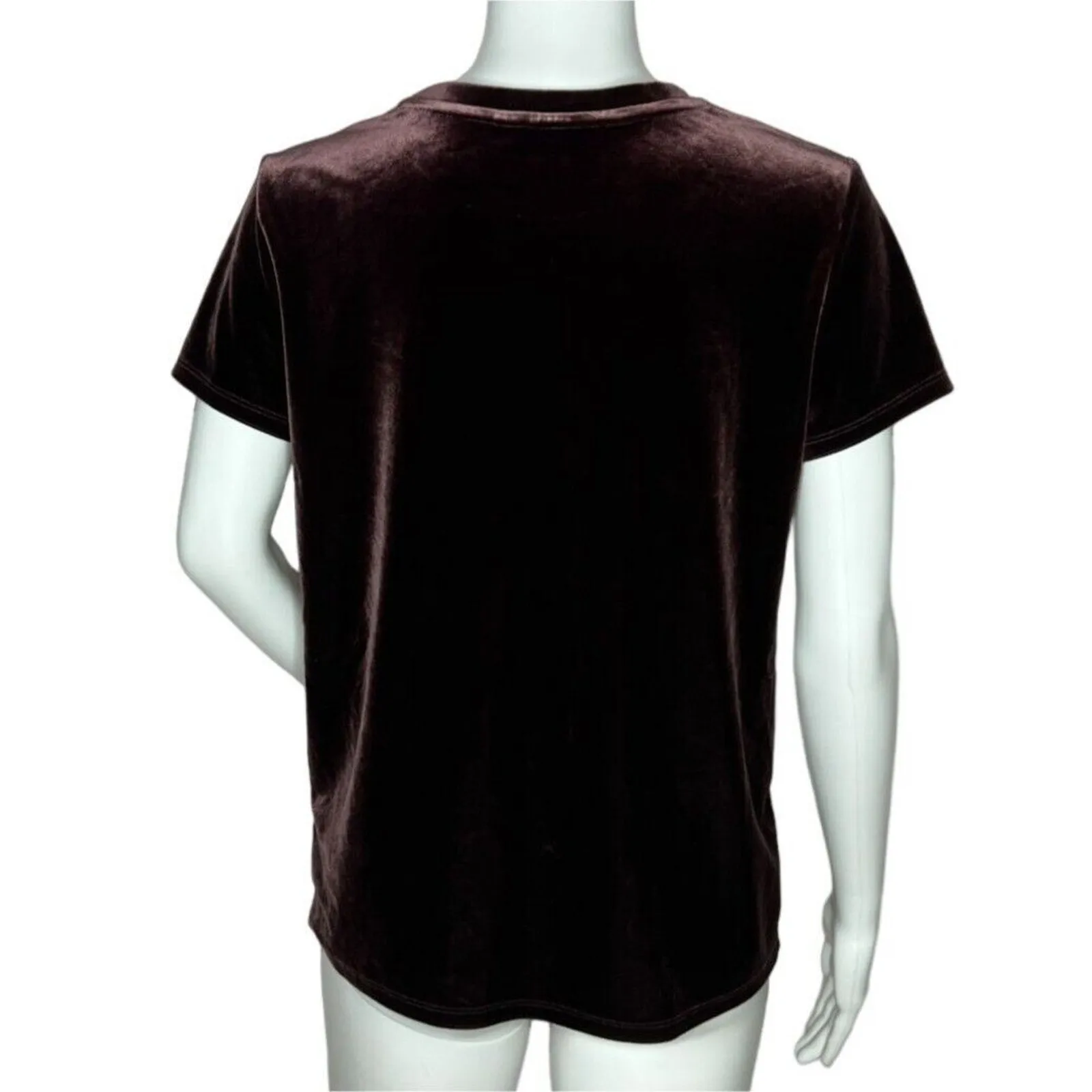 Gap Shirt Womens XS Deep Purple Velvet Casual Retro Gothic‎ Whismygoth Witchy - Image 4