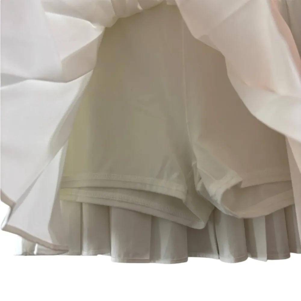 Aerie OFFLINE Nylon Pleated Tennis Skirt White
Size Small - Image 5