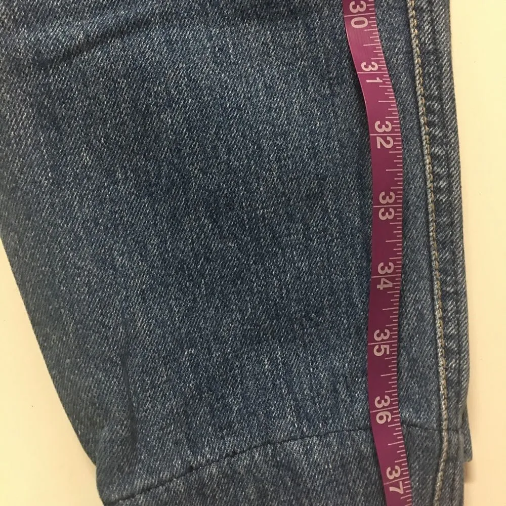 Vintage Calvin Klein Medium Wash Blue Tapered Fit Mom Jeans Size 9/26" EUC - Image 9