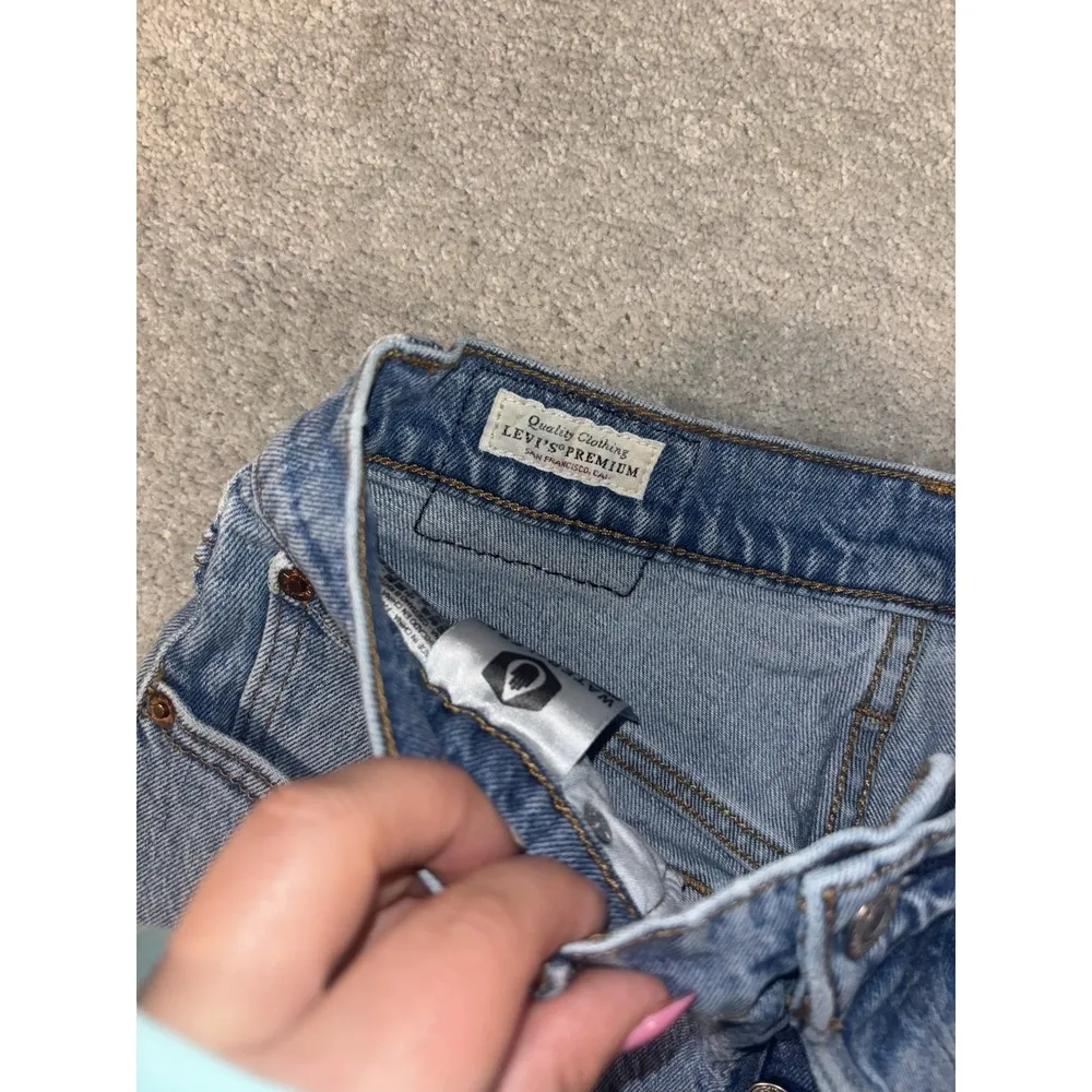 Levi's Del Norte Flame Jeans 501 Skinny 26x28 Cotton Button Premium Boot Western - Image 5