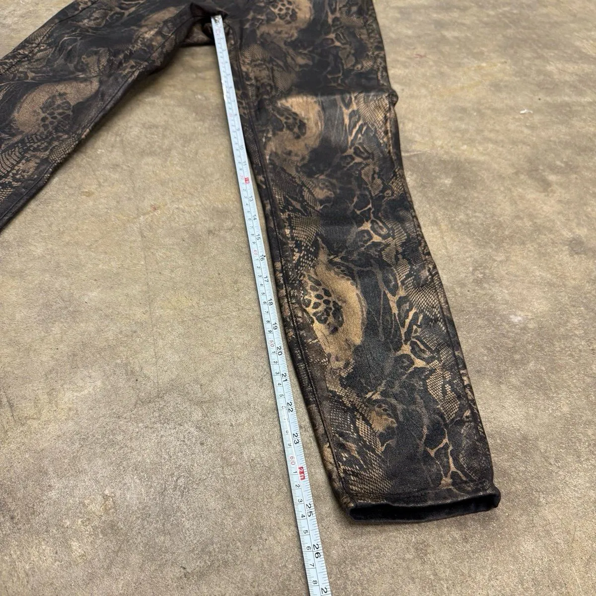 L'agence Margot High Rise Black & Brown Animal Print Skinny Leg Pants - Image 6