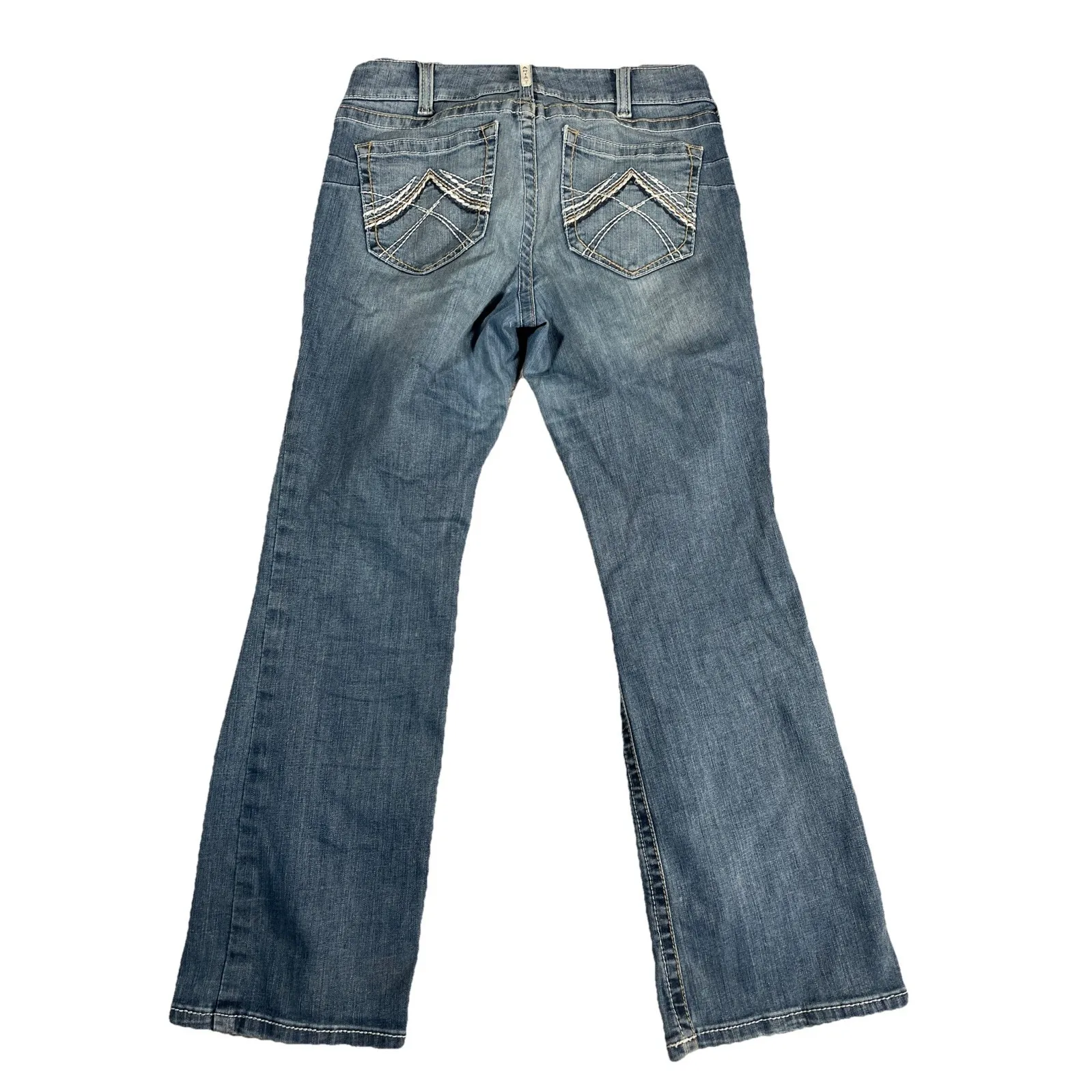 Ariat Mid-Rise Entwined Bootcut Jeans Women's SZ 31x32 Thick Stitch Cowgirl - Image 2