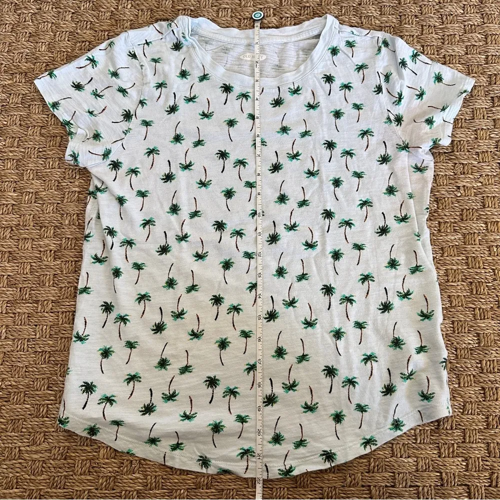 Women's Palm Tree Print Top old navy XS - Image 7
