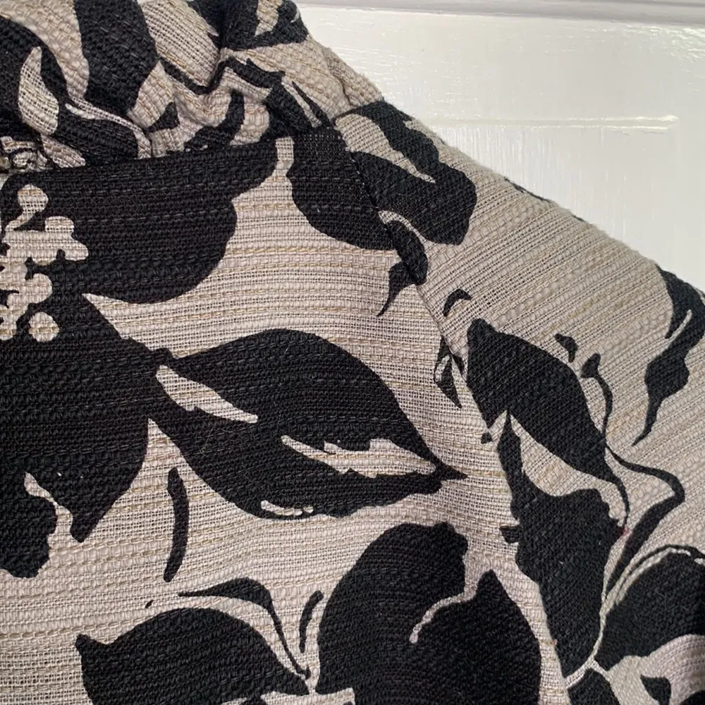 ECI New York 3/4 Sleeve Floral Statement Blazer Ruffle Coat W-761 Sz 10 - Image 8