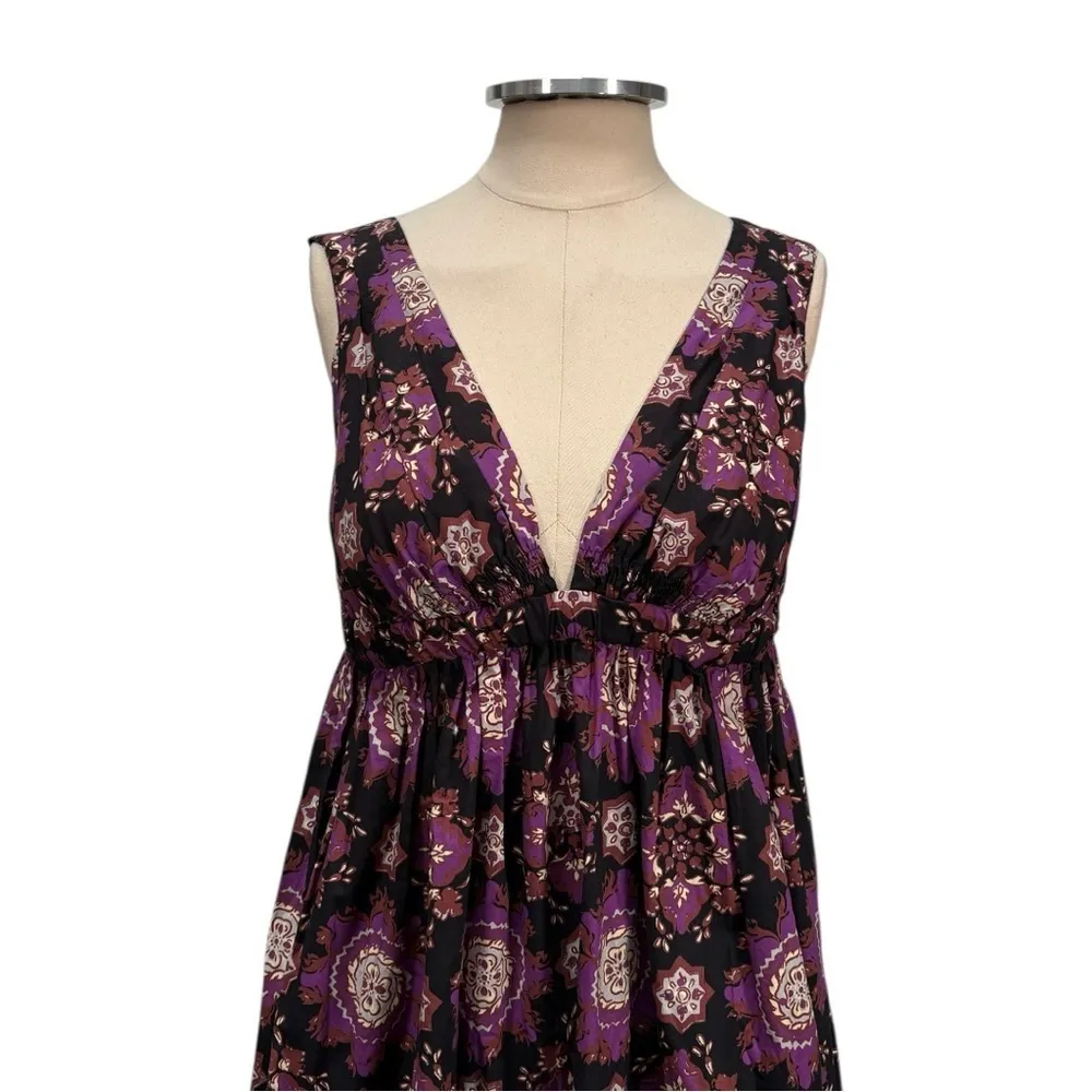 Rachel Comey Camisiam Sleeveless V Neck Midi Dress Size 2 AS SEEN ON TV - Image 3