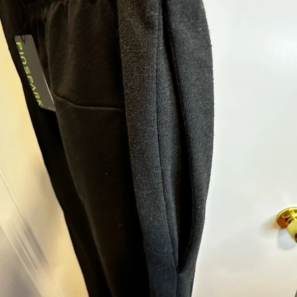 NWT Women’s Pinspark Black Wide Leg Lounge Pants XL. Soft. Flowy. Pockets. - Image 13