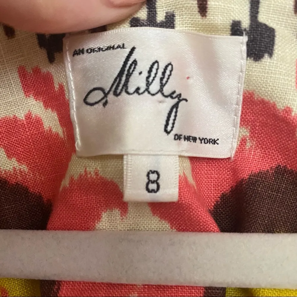 Milly Of New York Ikat Linen Dress - Image 3