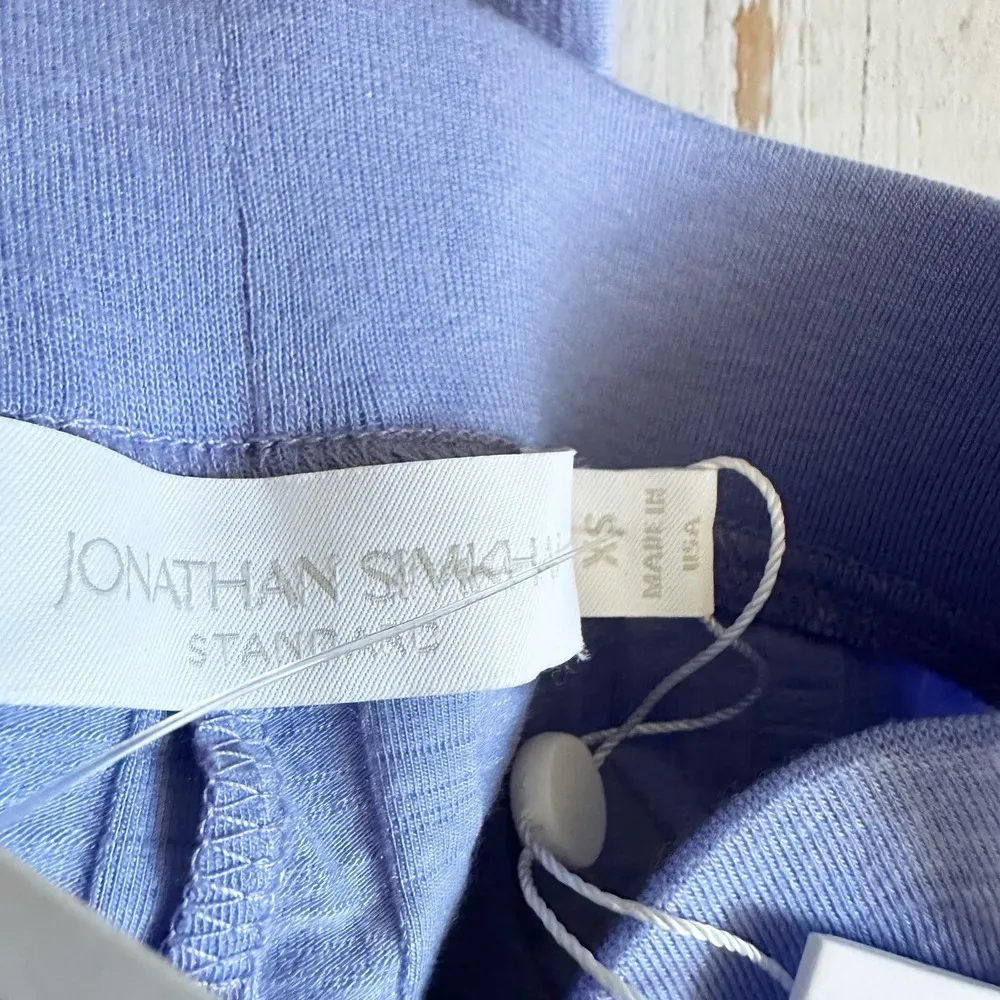 JONATHAN SIMKHAI STANDARD Celia Wide Leg Pant Size XS Cornflower - Image 4