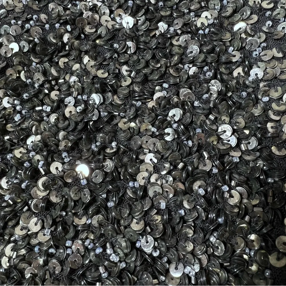 Forever 21 Black Sequin and Mesh Cocktail Dress - Image 3