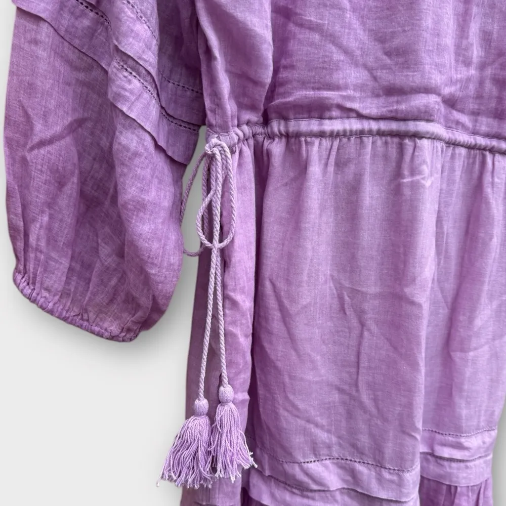 Margaret O'Leary Cotton Bohemian Wrap Dress - Image 8