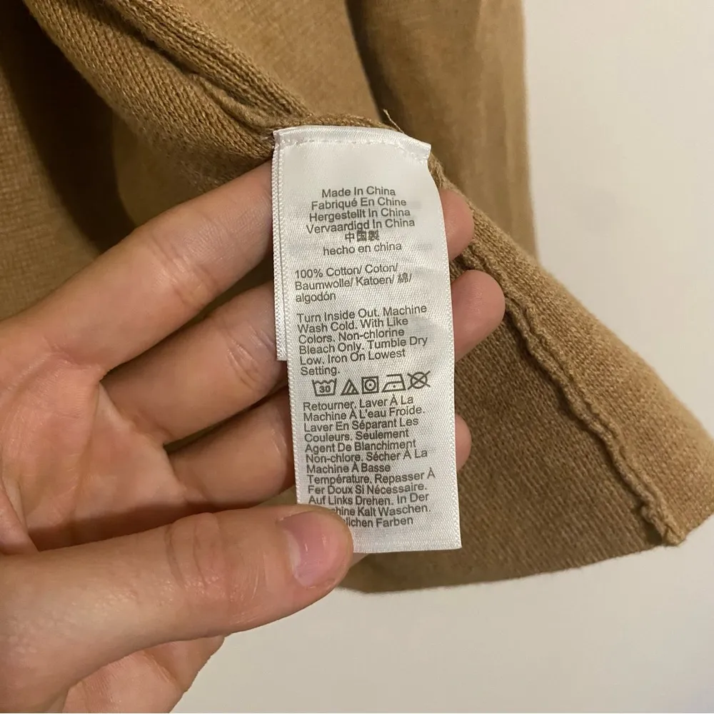 J.Crew  Tan Single Button Sweater Blazer size Small - Image 5